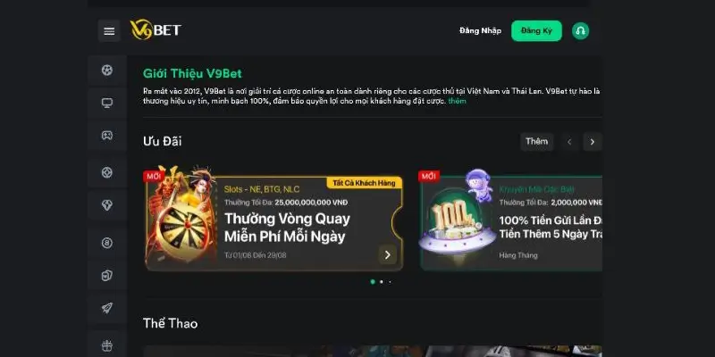 Trang chủ chính thức V9bet