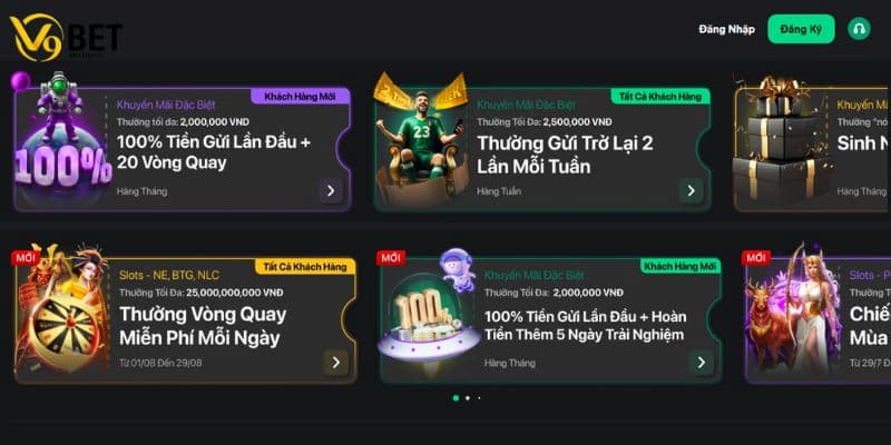 Giới thiệu V9BET với nhiều khuyến mãi khủng