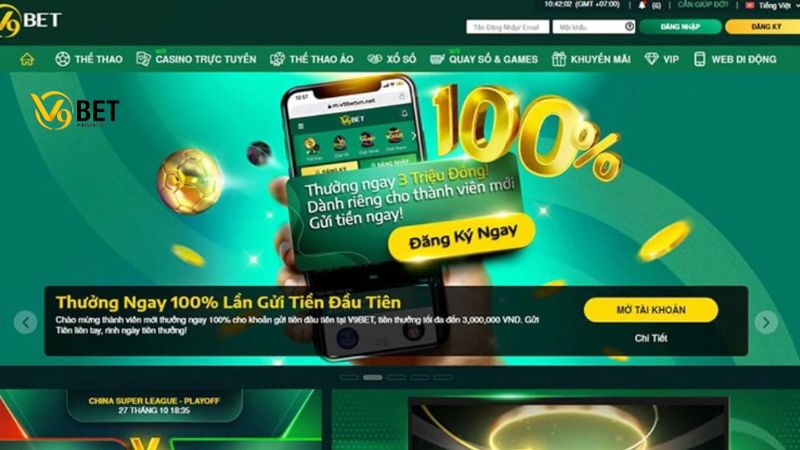 Khuyến mãi nạp đầu nổ hũ V9BET