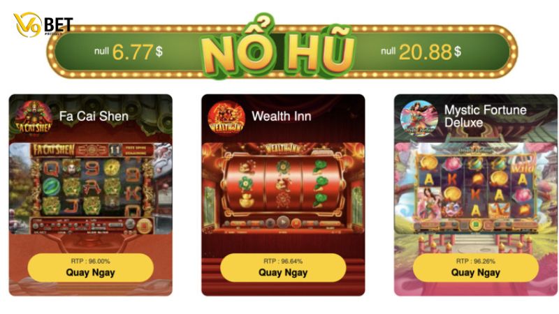 khuyến mãi nạp đầu nổ hũ V9BET