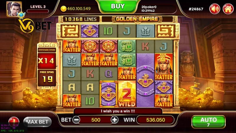 nổ hũ Golden Empire V9BET