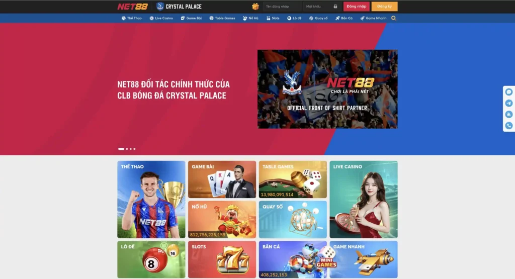 NET88 – Nhà cái dành cho thế hệ cá cược thông minh